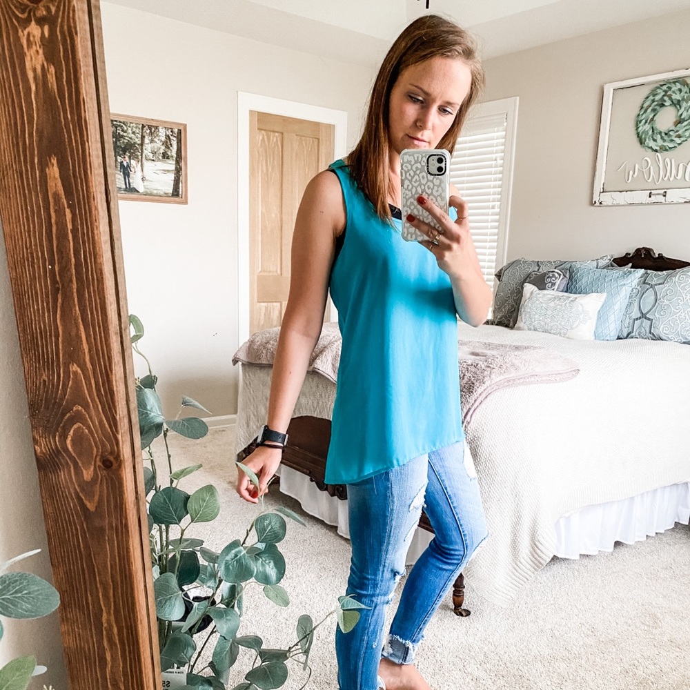 Teal Blouse